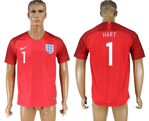 England #1 Hart Away Soccer Country Jersey